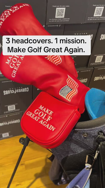 Make Golf Great Again Headcover 3-Pack Bundle